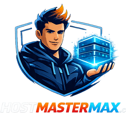 Max Mascot with Server